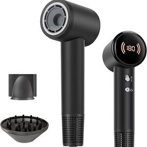 Ionic Brushless Black Hair Dryer Low Noise 1600W New in box